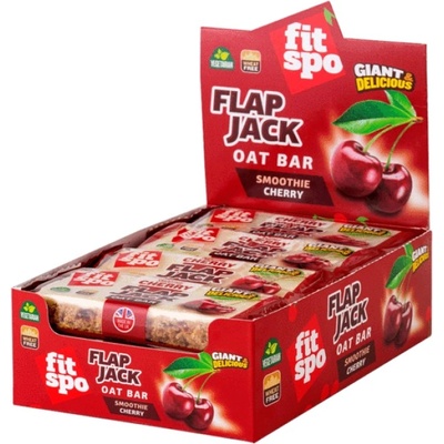 FIT SPO Flap Jack - Energy Oat Bar [12 x 90 грама] Черешово смути