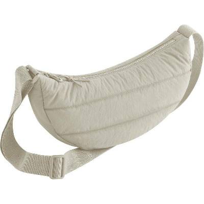 BagBase Taška Quilted BG 703 přes rameno rozměr 32x17x9 5cm Natural stone