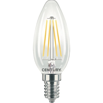 Century LED FILAMENT SVÍČKA ČIRÁ 6W E14 4000K 806Lm 360d 35x98mm IP20 CEN INM1-061440
