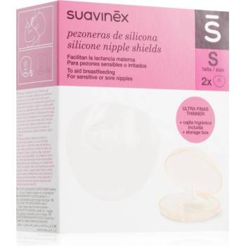 Suavinex Zero Zero Silicone Nipple Shields протектори за зърна размер S 21 mm 2 бр