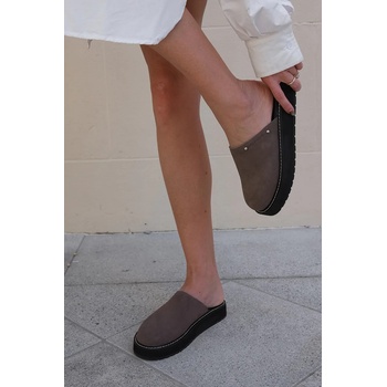 Emu Australia чехли сабо дамски велурени Maroo (W13285.SMOK)