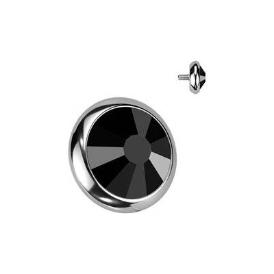 Šperky4U Náhradní kamínek k dermálu TITAN, závit 1,6 mm, 4mm - TIT1078-04K