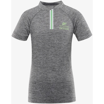 Alpine Pro Детска бързосъхнеща тениска за колоездене ALPINE PRO LATTERO сива ALPINE PRO | Siv | Момичешки | 116/122
