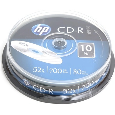 HP CD-R 700MB 10db/цилиндър 52x HPCD10 (HPCD10)