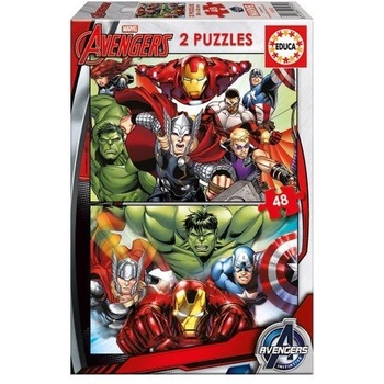 Image 1 of Educa - Детски пъзел 2х48ч Avengers 15932