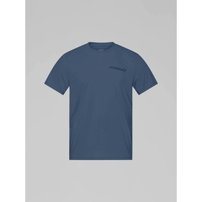 Norrona pánské triko femund tech T-shirt Vintage Indigo
