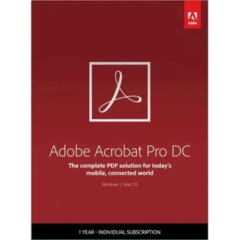 Adobe Acrobat Pro DC (1 User/1 Device) 65297924BA01A12