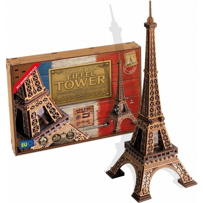 WOODEN CITY 3D drevené puzzle Escape puzzle box: Eiffelova veža 202 ks