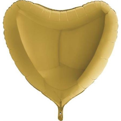 Grabo Nafukovací balón zlato srdce 46 cm Grabo
