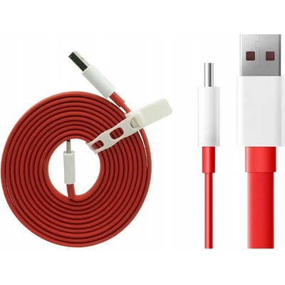 OnePlus 5461100648 USB-A/USB-C, 1,5m, červený