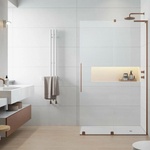 Radaway Душ кабина Radaway Furo SL, матирана медно-прозрачна, 120 см, закалено стъкло 8 мм, дясна (10306638-93-01R+10110594-01-01)
