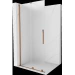 Mexen Velar плъзгаща се душ преграда Walk-in 85 x 200 cm, матирано стъкло 8 mm, розово злато - 871-085-000-33-60 (871-085-000-33-60)