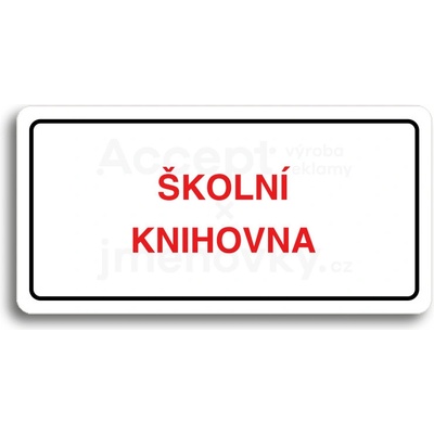ACCEPT Piktogram ŠKOLNÍ DRUŽINA - bílá tabulka - barevný tisk