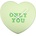 Karlsson Стенен часовник Heart Candy Only You светлозелен (KA5985LG)