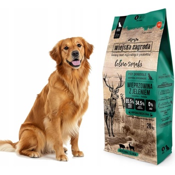 Wiejska Zagroda Lesné príchute Chrumkavé bravčové s jeleňom S 20 kg