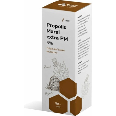 Purus Meda Propolis Maral extra 3 % kapky 50 ml