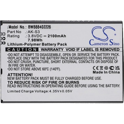 VHBW Батерия за Emporia Smart. 3, AK-S3, 2100 mAh (888402226)