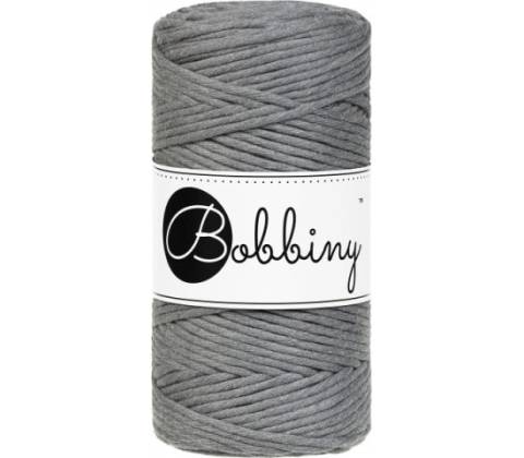 Bobbiny Macrame Regular 3mm - stone grey