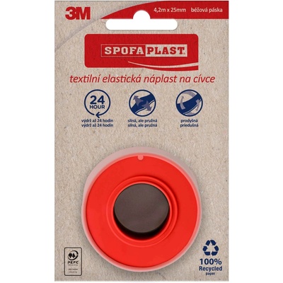 Spofaplast 132N textilná elastická náplasť na cievke béžová 4,2 m × 25 mm