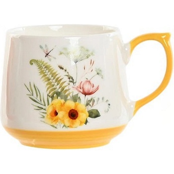 Item international Порцеланова чаша за чай с жълта дръжка, 450мл, 11х9х9см (2018)