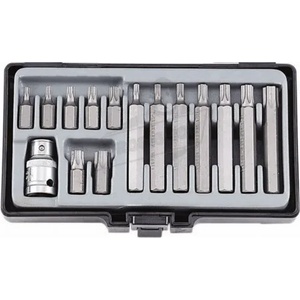 FORCE Шестограми накрайник TORX 10mm (T20-T55) комплект 15 бр. JN66280 FORCE (JN66280)