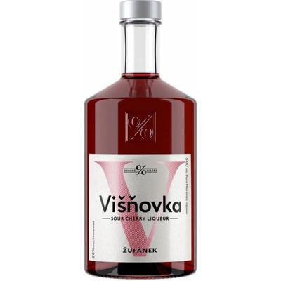 Žufánek Višňovka 20% 0,5 l (holá láhev)