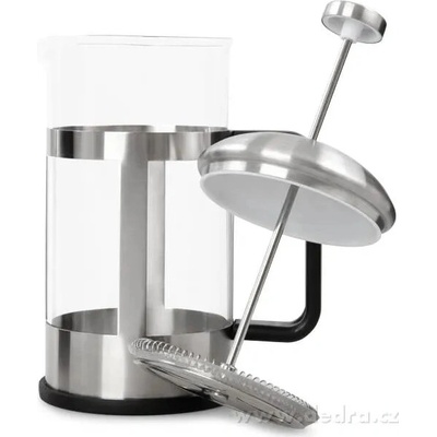 VEYRA French Press 1 l z borosilikátového skla s nerezovým piestom