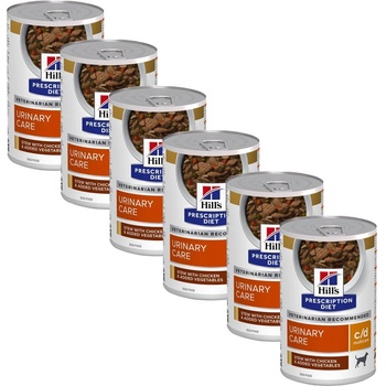 Hill's Hill s Prescription Diet c/d Multicare Stew Грижа за пикочната система за кучета 6 x 354 г