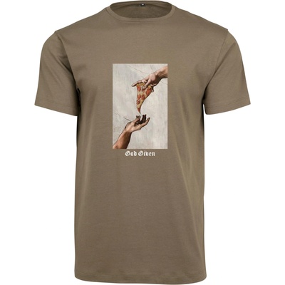 Mister Tee Тениска God Given Pizza Tee olive XXLUB-MT2510-00176 - Черен, размер XXL