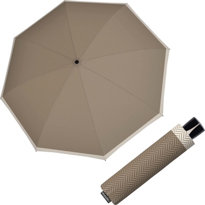 Doppler Mini Fiber Chevron sand dámský skládací deštník