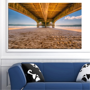 Vivid Home Декоративни панели Vivid Home от 1 част, Плаж, PVC, 35x25 см, №0573