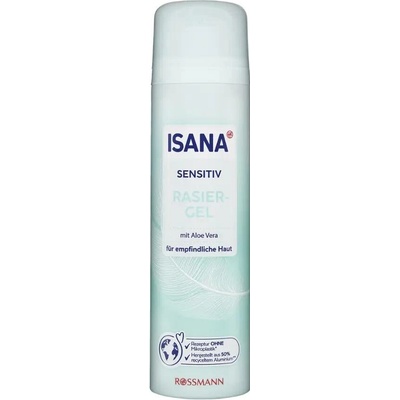 ISANA Men Gel na holení Sensitive 200 ml – Zboží Dáma