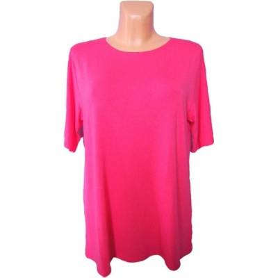 Jednobarevné tričko Linda Růžová