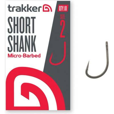 Trakker Short Shank Hooks Micro Barbed vel.2 10 ks