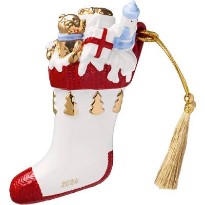 Villeroy & Boch Christmas Classics Vianočná ozdoba čižma 10 cm