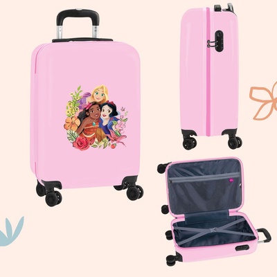 SAFTA : Куфар в въртящи колела 360º Disney princesses 55 см (612380851)