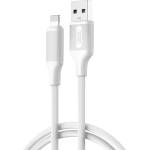 XO Кабел USB / Lightning, NB265, 2.4A, 2 метра, бял - XO