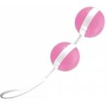 JOYDIVISION Joyballs Trend Duo Pink & White - Innovative Dual Exercise Balls