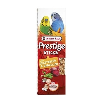 Versele Laga Prestige Sticks Small Parakeets Veget.&Dandel. 2 x 30 g