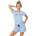 Donna Дамска пижама Piama-Star-Short-Niebieska-NiebieskiV-65727-Niebieski - Червен, размер XXL