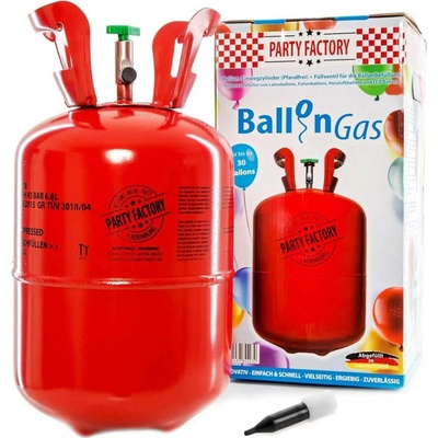 Helium na 30 balónků o velikosti 9"