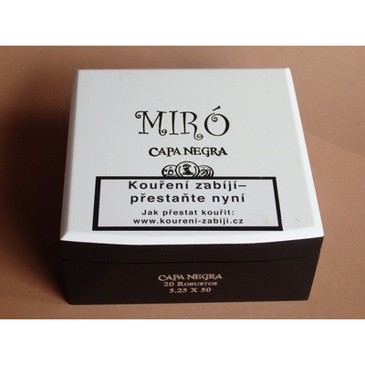 Miró Capa Negra 20 Robustos