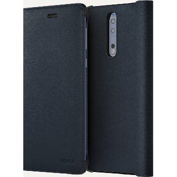 Nokia Калъф за телефон nokia 8 leather flip cover blue cp-801 (mo-no-ta31 - cp-801)