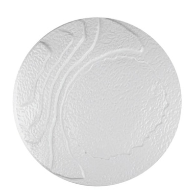 Horecano - Порцеланово плато на вълни кръгло 31см METEOR WHITE-(F3071-12) (0156421)