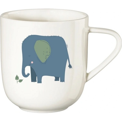 ASA Selection Porcelánový hrnček s uchom KIDS ELEFANT biely 250 ml