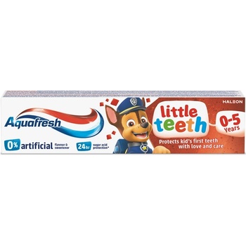 Aquafresh Детска паста за зъби Little teeth, 0-5 години, 50 ml