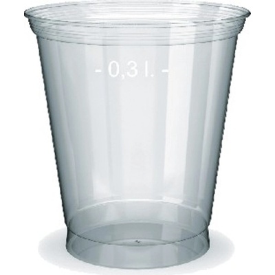 Wimex Pohár, PET číry 95mm 0,3L
