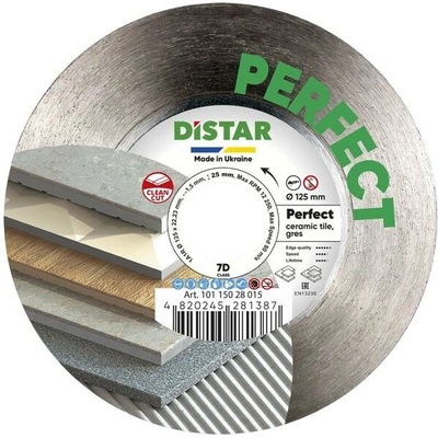 Kotouč řezný diamantový DISTAR PERFECT 125 mm