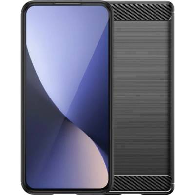 Gigapack Redmi 8 GIGAPACK Силиконов калъф за телефон, удароустойчив, с карбонов мотив, ЧЕРЕН GP-93920 (GP-93920)