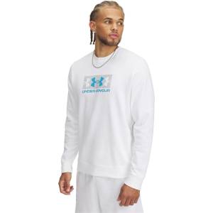 Under Armour Men's Rival Terry 1/4 Zip Fleece - White